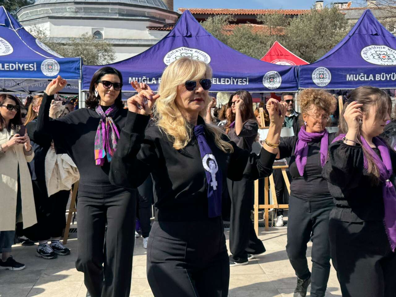 Muğla’da 8 Mart İçin Anlamlı Buluşma Kadınlar Sessiz Adımlarla Meydanda 16